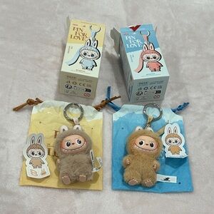 THE MONSTERS Pin for Love Series-Vinyl Plush Pendant Blind Box B and S authentic